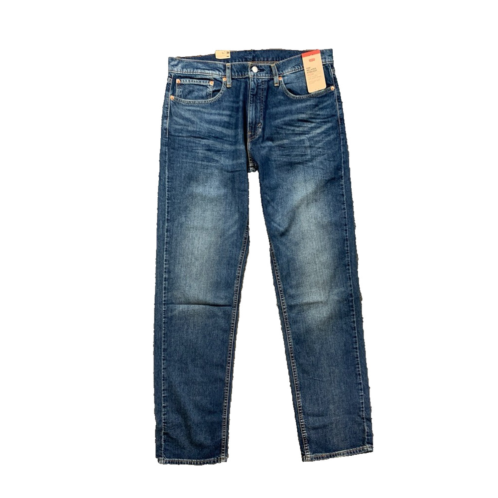 Levis Jeans Mens 34 Blue 559 Relaxed Straight Stretch Cotton Denim Medium Wash